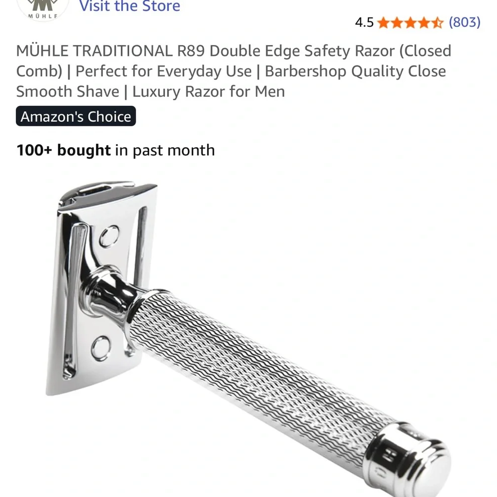 Muhle Chrome Safety Razor - Picture 12 of 14